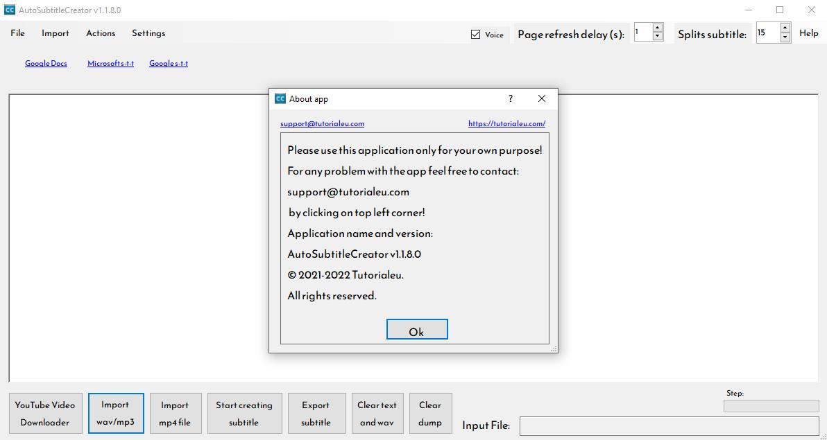 Creator subtitrari automate Windows